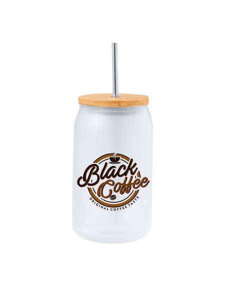 Sublimation Jar with Bamboo Lid - Fonix