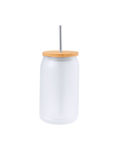 Pot de Sublimation avec couvercle en bambou - Fonix