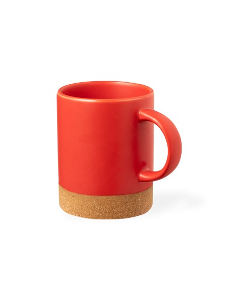Taza 350ml de Ceramica con base de corcho Personalizable - Melmak