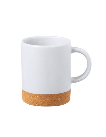 Taza 350ml de Ceramica con base de corcho Personalizable - Melmak