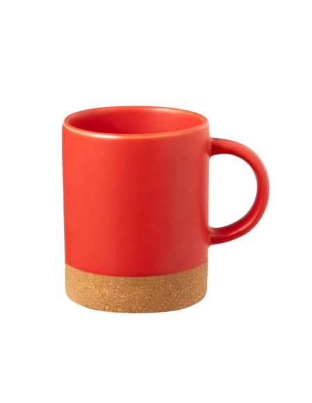 Taza 350ml de Ceramica con base de corcho Personalizable - Melmak