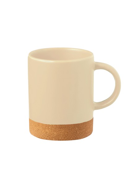 Taza 350ml de Ceramica con base de corcho Personalizable - Melmak