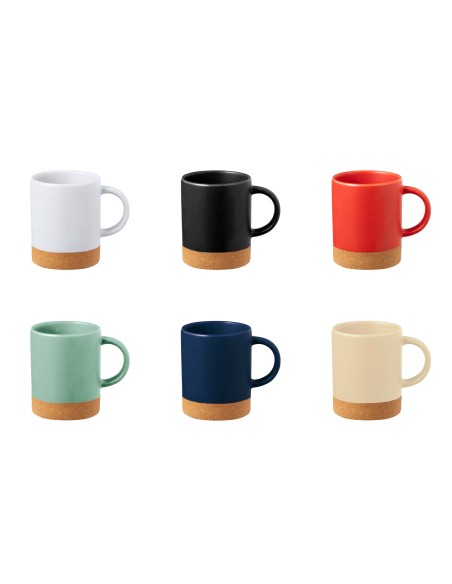 Mug en céramique 350 ml avec base en liège personnalisable - Melmak