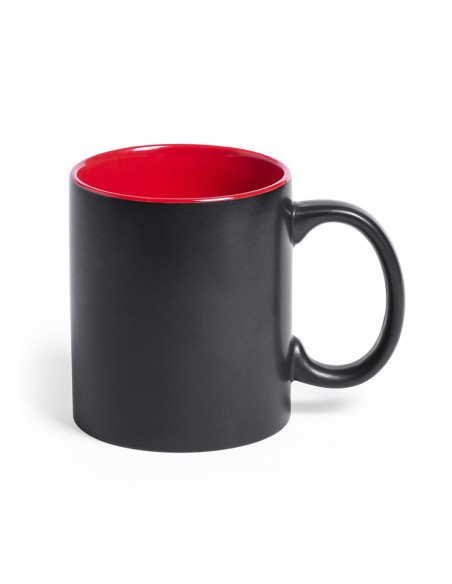 350ml bicolor ceramic mug, customizable laser - Bafy