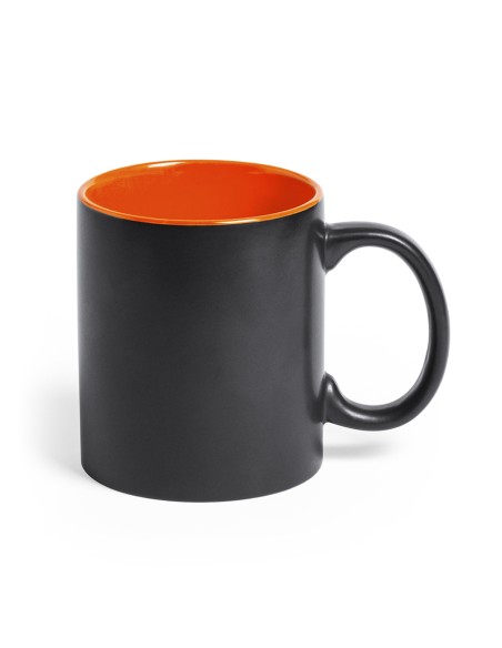 350ml bicolor ceramic mug, customizable laser - Bafy