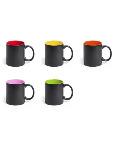 Tassa de Ceràmica 350ml bicolor... Tassa de Ceràmica 350ml bicolor...