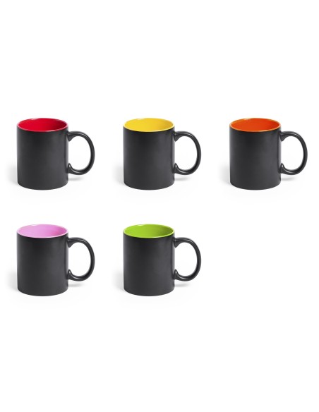 Tassa de Ceràmica 350ml bicolor Personalitzable làser - Bafy