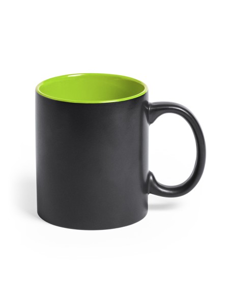 350ml bicolor ceramic mug, customizable laser - Bafy