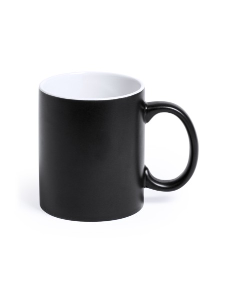 Taza de Ceramica 350ml bicolor grabado a láser - Lousa