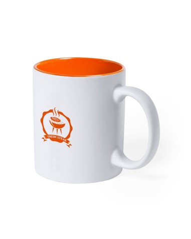 Taza de Ceramica bicolor grabado... Taza de Ceramica bicolor grabado...