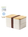 Lunch box with 2 compartments of 700...