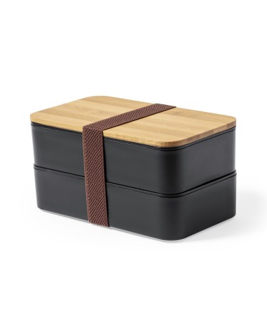 Lunch box with 2 compartments of 700... Lunch box with 2 compartments of 700...