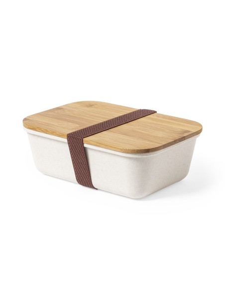 Lunch Box 1L et couvercle en bambou personnalisable - Thadan