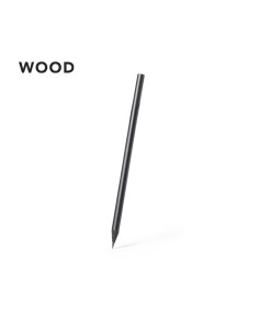 Wooden pencil matte black...