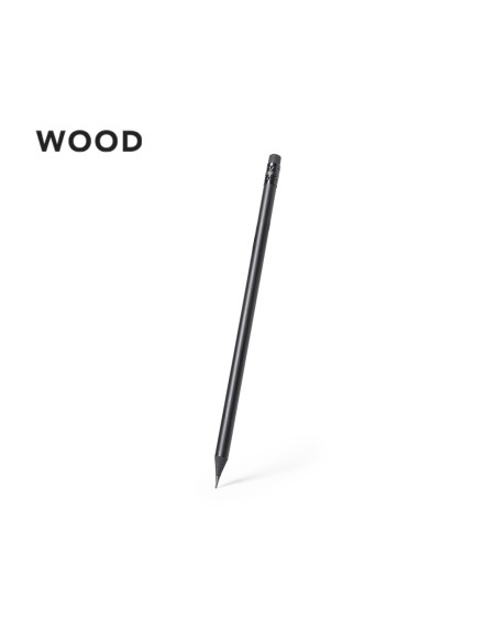 Llapis color negre mate amb goma per a promocions - Nexio