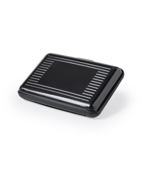 Tarjetero de aluminio con 6 compartimentos y protección RFID - Rainol