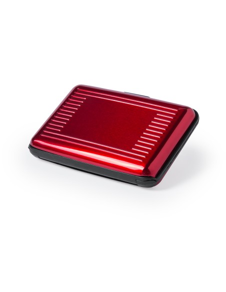 Porte-cartes en aluminium avec 6 compartiments et protection RFID - Rainol