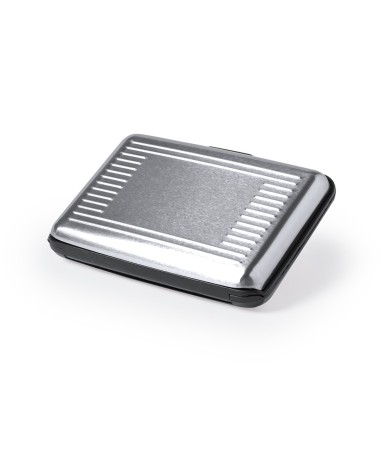 Porte-cartes en aluminium avec 6... Porte-cartes en aluminium avec 6...
