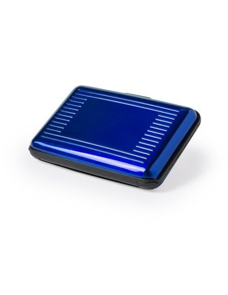 Tarjetero de aluminio con 6 compartimentos y protección RFID - Rainol