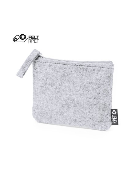 RPET felt purse with zipper closure - Gagox