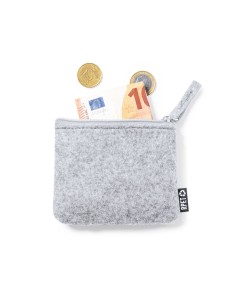 RPET felt purse with zipper... 2