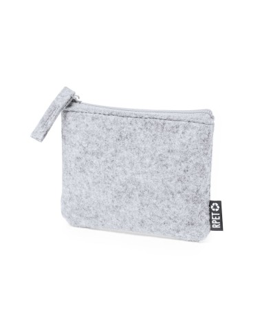 RPET felt purse with zipper closure -... RPET felt purse with zipper closure -...