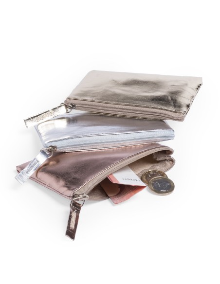 Customizable shiny faux leather wallet - Faudok