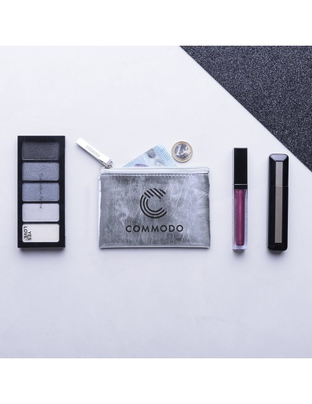 Portefeuille personnalisable en simili cuir brillant - Faudok