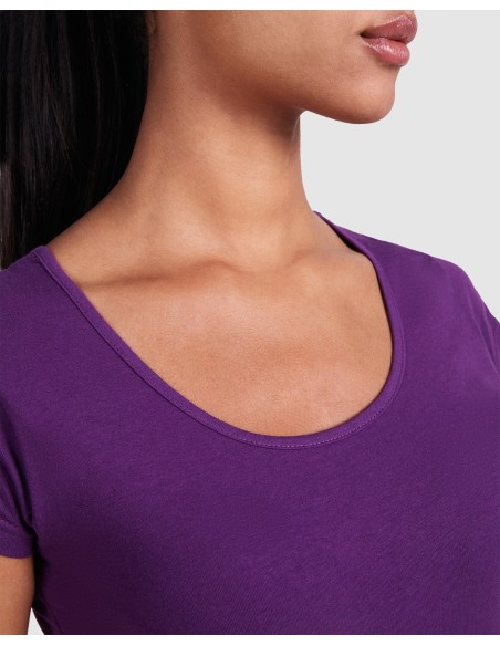Women's fitted round neck T-shirt, 100% cotton, 155g/m² - Guadalupe Roly