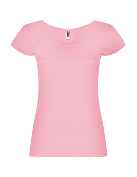 T-shirt femme col rond ajusté, 100 % coton, 155 g/m² - Guadalupe Roly