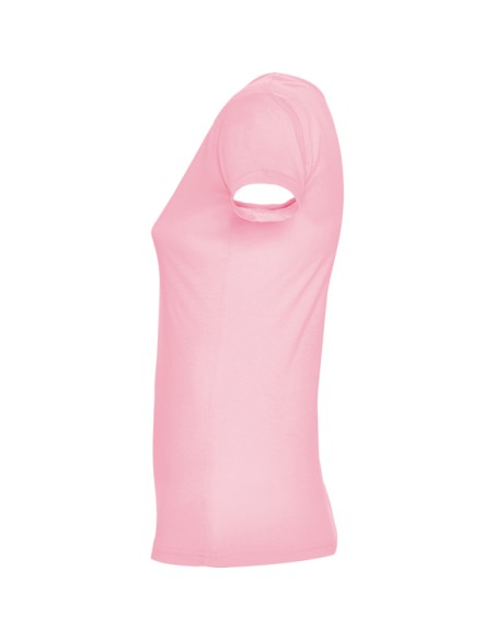 Camiseta MUJER escote redondo entallada 100% algodón 155g/m²  - GUADALUPE ROLY