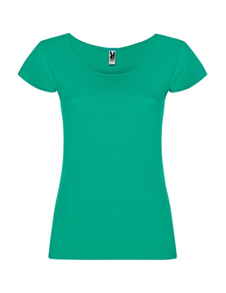 Women's fitted round neck T-shirt, 100% cotton, 155g/m² - Guadalupe Roly