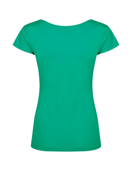 Camiseta MUJER escote redondo entallada 100% algodón 155g/m²  - GUADALUPE ROLY