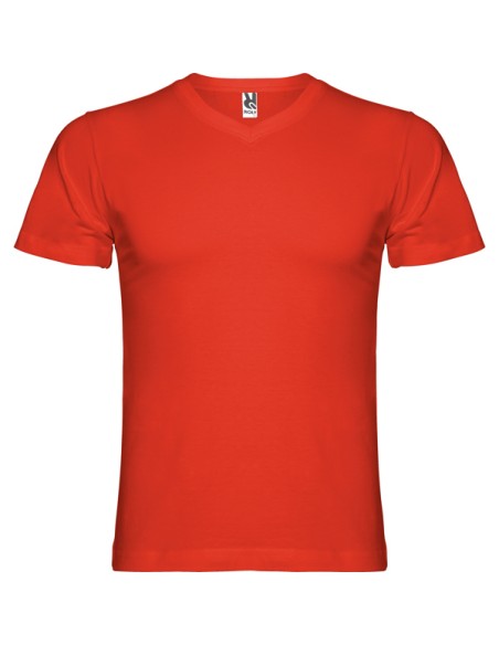 T-shirt col V 100 % coton, 155 g/m², unisexe - SAMOYEDO Roly