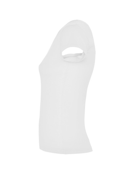 T-shirt femme ajusté col V, 100 % coton, 155 g/m² - Victoria Roly