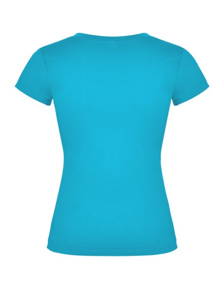 T-shirt femme ajusté col V, 100 % coton, 155 g/m² - Victoria Roly
