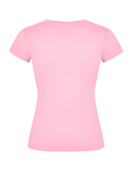 Camiseta MUJER escote pico entallada 100% algodón 155g/m²  - VICTORIA ROLY