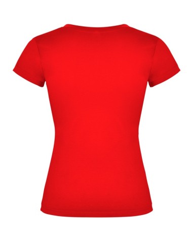 Camiseta MUJER escote pico entallada...