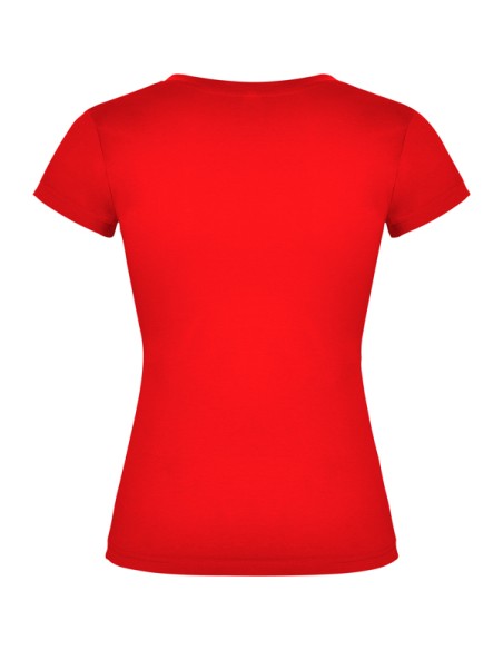 Women's fitted V-neck T-shirt, 100% cotton, 155g/m² - Victoria Roly