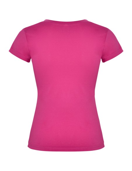 T-shirt femme ajusté col V, 100 % coton, 155 g/m² - Victoria Roly