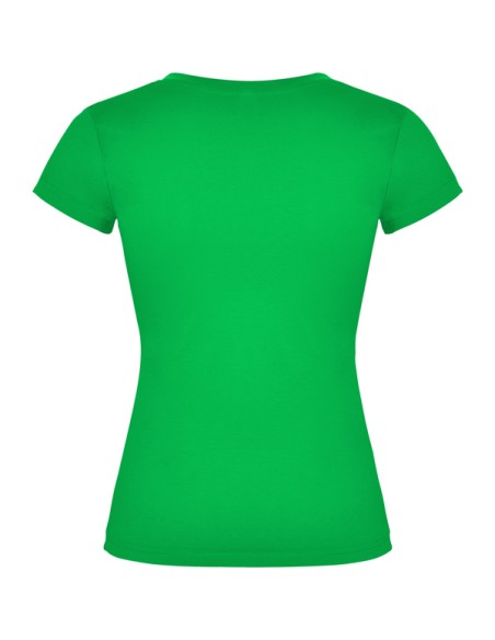 Camiseta MUJER escote pico entallada 100% algodón 155g/m²  - VICTORIA ROLY