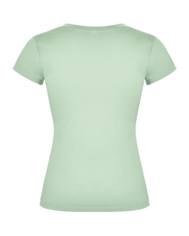 Camiseta MUJER escote pico entallada...