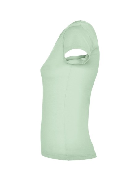 T-shirt femme ajusté col V, 100 % coton, 155 g/m² - Victoria Roly