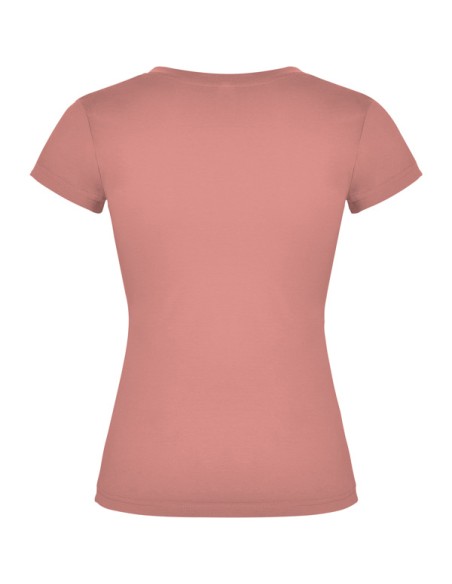 Camiseta MUJER escote pico entallada 100% algodón 155g/m²  - VICTORIA ROLY