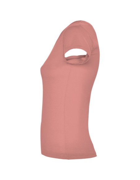 T-shirt femme ajusté col V, 100 % coton, 155 g/m² - Victoria Roly