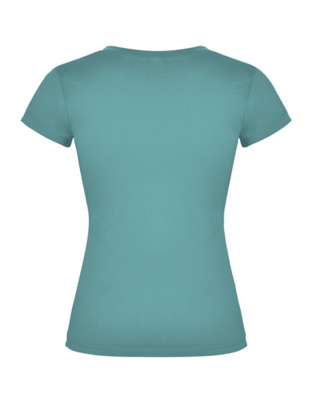 T-shirt femme ajusté col V, 100 % coton, 155 g/m² - Victoria Roly