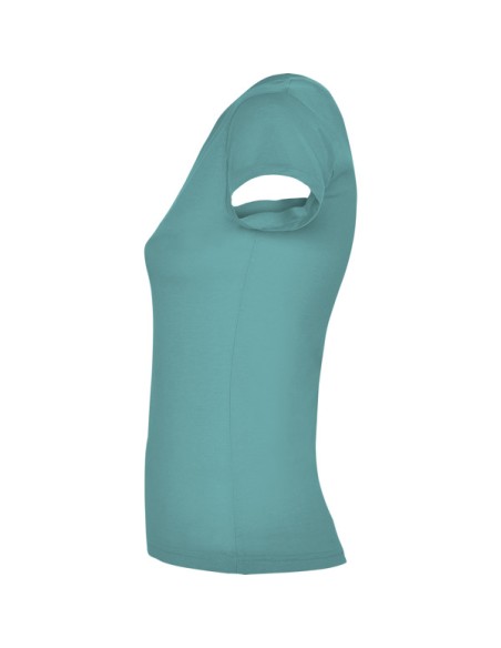 Camiseta MUJER escote pico entallada 100% algodón 155g/m²  - VICTORIA ROLY