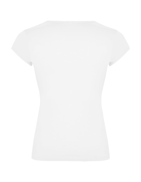 Camiseta MUJER escote en V entallada 94%algodón/6%elastano 200g/m²  - BELICE ROLY