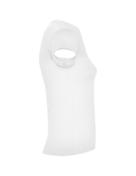 T-shirt femme ajusté col V, 94 %algod / 6 %elastano , 200 g/m² - Belize Roly