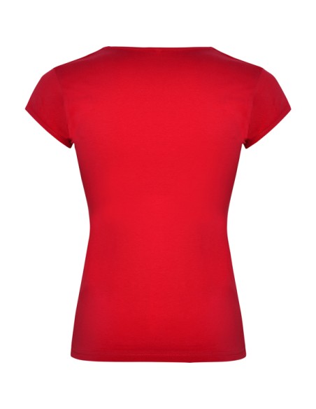 Camiseta MUJER escote en V entallada 94%algodón/6%elastano 200g/m²  - BELICE ROLY